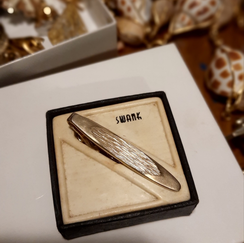 SWANK tie clip